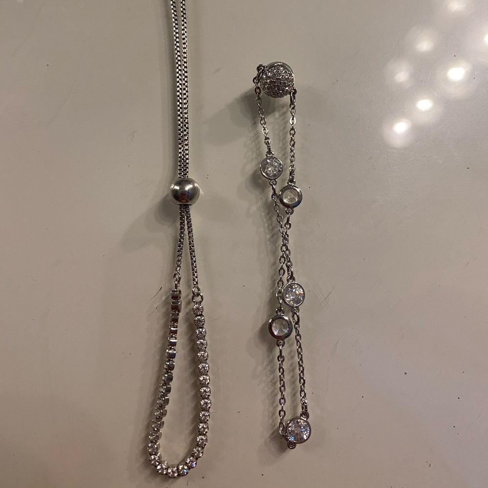 PANDORA & SWAROVSKI Bracelets. Sold as a pair!